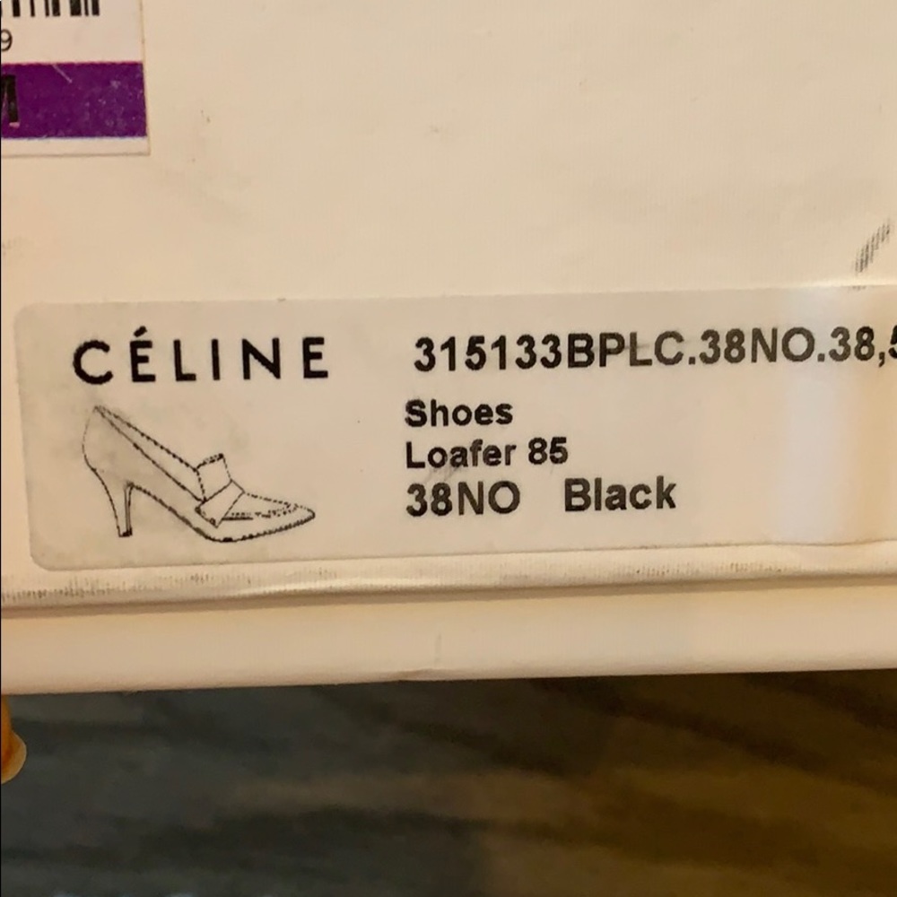 Celine leather and suede loafer pump - Picture 7 of 7